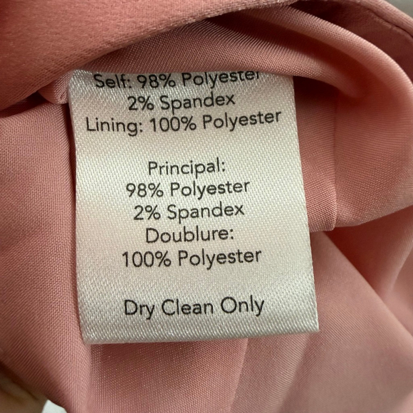 NEW with tags Women's Milly Pink Liv Satin Pleated Mini Dress Size 6 - Picture 8 of 8